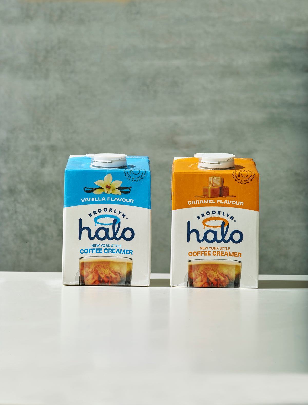Brooklyn Halo Coffee Creamer Discovery Pack – Vanilla & Caramel (2 × 500ml)