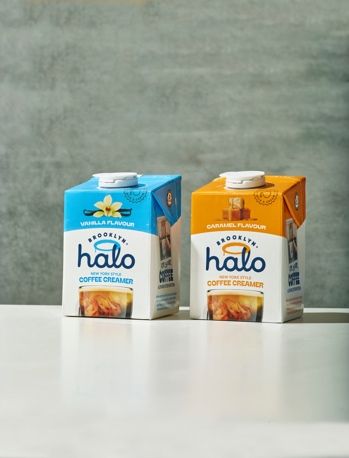 Brooklyn Halo Coffee Creamer Discovery Pack – Vanilla & Caramel (2 × 500ml)