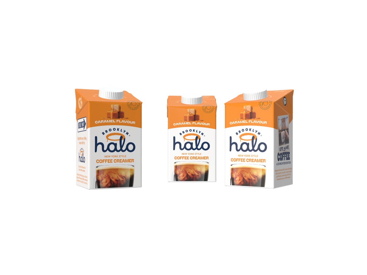 Brooklyn Halo Coffee Creamer 500ml, Mixed Case of 6